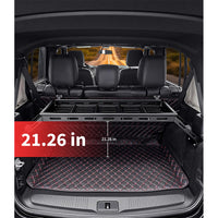 Garvee Rear Trunk Cargo Storage Rack For 2007-2025 Wrangler JK JKU & JL JLU Unlimited 4 DR, Heavy-Duty Carbon Steel, Black, 350LBS Capacity, Easy Installation