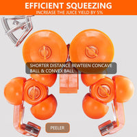 110V 120W Commercial Juicer, 22-30 Oranges/Min, Dual Buckets