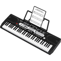 Garvee 61-Key Electric Keyboard Piano + 200 Timbres & Rhythms + Record Playback + Detachable Microphone + Portable + Suitable for Beginners & Kids