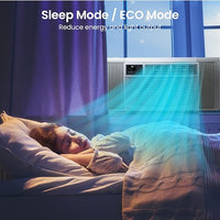 Garvee 8000 BTU Window Air Conditioner U-Shaped With RC, High-Efficiency Cooling Small Window Air Conditioner with Remote Control and Washable Filter, Quiet Operation, Cooling Up to 250 Sq Ft, 115V/60Hz