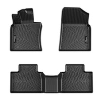 Garvee Floor Mats for Toyota Camry 2025 TPE All Weather Vehicle Specific Fit Front & 2nd Row Car Floor Liner Accessories Black