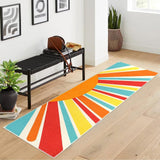 Garvee Runner Rug 2x6 for Hallways Entryway Indoor Washable Kitchen Runner Rugs Boho Runner Rugs for Bedroom Non-Slip Carpet Mat for Bathroom Entrance Living Room, Red - Red