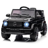 Garvee Ride P Series 12V Mercedes-Benz G63 Ride-On: Remote Control, Suspension, Soft Start, LED, Bluetooth, Music, 2x25W Motors - Black - Black