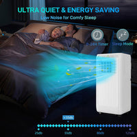 Garvee Portable Air Conditioner, 10,000 BTUs Portable AC Unit Modes with Fan & Dehumidifier, Fast Cooling for Rooms Up to 450 Sq. Ft, Quiet 51dB, Easy Setup Installation Kits for Home