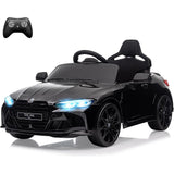 Garvee Ride - P Series: 12V Electric Ride On Car for 37-83 Months, w/RC,Licensed by BMW M4,Power Wheels for Boys Girls, with Suspension System,3 Speeds, Bluetooth, MP3, Double Door, LED Light - Black - Black