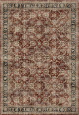 Garvee Oriental Vintage Floral Non Slip Area Rug for Living Room Bedroom, Soft and Foldable, Perfect for Home Nursery Office