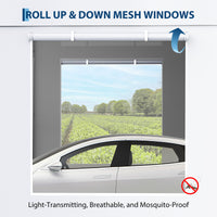 Garvee Heavy Duty Carport 13x20 FT Portable Garage with 4 Doors & 4 Windows, Reinforced Galvanized Steel Frame, Waterproof PE Tarp, Roll-Up Mesh Windows, Yellow, Outdoor Shelter for Cars & Gatherings