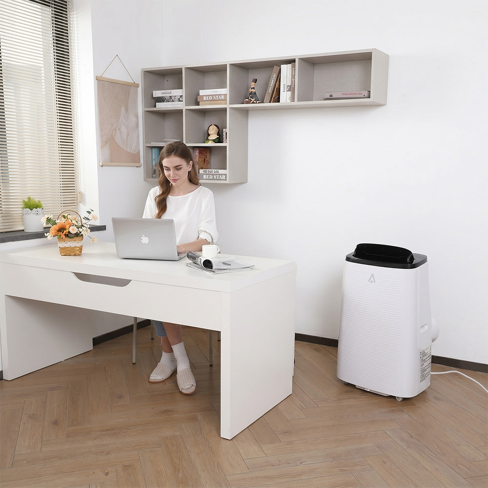 Garvee 15000 BTU Portable AC Unit 3-in-1 Remote Control Fan Dehumidifier 24 Hour Timer Silent Mode Fast Cooling for Room Bedroom Office RV 800 Sq Ft