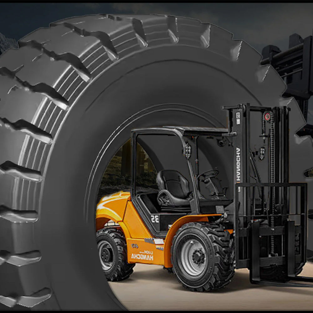 Garvee Set of Two 28x9-15 Heavy Duty Forklift Tire 14 PLY with Tube Flap - Tube Type, 28x9x15 Durable Industrial Forklift Tires, 2PCS