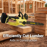 Garvee 12 Inch Mini Chainsaw - Portable Cordless Electric Handheld Chainsaw for Pruning Tree Branches, Yard, Household, and Garden, Perfect Christmas Gift for Men, Dad, Husband, and Women