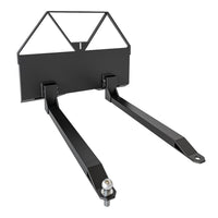 Garvee 2600 LBS Heavy Duty Pallet Forks Q235 Steel, Trailer Hitch Ball, Solid Welds, ATV & Tractor Compatible, Farm & Warehouse Use