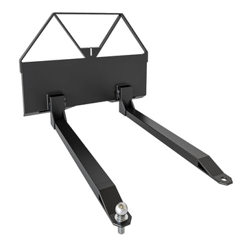Garvee 2600 LBS Heavy Duty Pallet Forks Q235 Steel, Trailer Hitch Ball, Solid Welds, ATV & Tractor Compatible, Farm & Warehouse Use