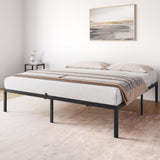 Garvee 14 Inch King Bed Frame, 14 Inch High Platform Metal King Size Bed Frame, Bed Frames King Size with Storage Space Under Frame, No Box Spring Needed, Easy Assembly, Noise Free, Black (King) - Black - 14 Inch