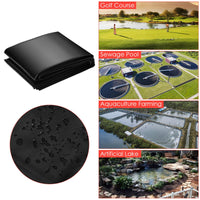 10x13 ft Pond Liner, 20 Mil Thickness, Pliable & Durable LLDEP Material, Easy Cutting & UV Resistant, for Fish or Koi, Features, Waterfall Base, Fountains and Water Gardens