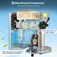 Garvee 1400W Single Flavor Commercial Soft Ice Cream Maker, 2.8-5.3 Gal/Hr Soft Serve Ice Cream Machine with 5-Inch Display, Easy to Operate, Self-Cleaning, High Productivity for Restaurant Snack Bar, 115V