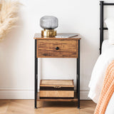 Garvee nightstands, Black（1 Pack） - Black