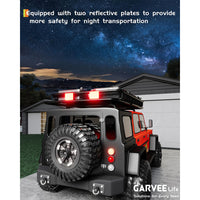 Garvee 84" x 39" x 6" Universal Roof Rack Basket, Heavy Duty Cargo Carrier for SUVs, Trucks, Vehicles, Black