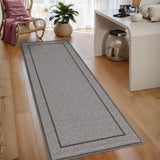 Garvee Indoor Area Rug Weather Resistant Easy to Clean Non Slip Stain Resistant Brown 2x6Ft - Brown