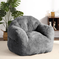 Garvee Bean Bag Chair, 39" Bean Bag Couch Kids Bean Bag Chair with Filler Included, Beanbag Chair Soft Adult Bean Bag Sofa Chair Floor Sofa for Gaming Reading, Dark Gray