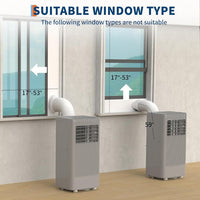 Garvee 10000 BTU Portable Air Conditioners with Remote Control, Portable AC for Room Up to 450 Sq. Ft., 3-In-1 Air Conditioner with Digital Display, Window Installation Kit, 24H Timer, Sleep Mode