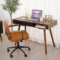 31" Walnut Writing Desk, Mid Century Modern, Home Office