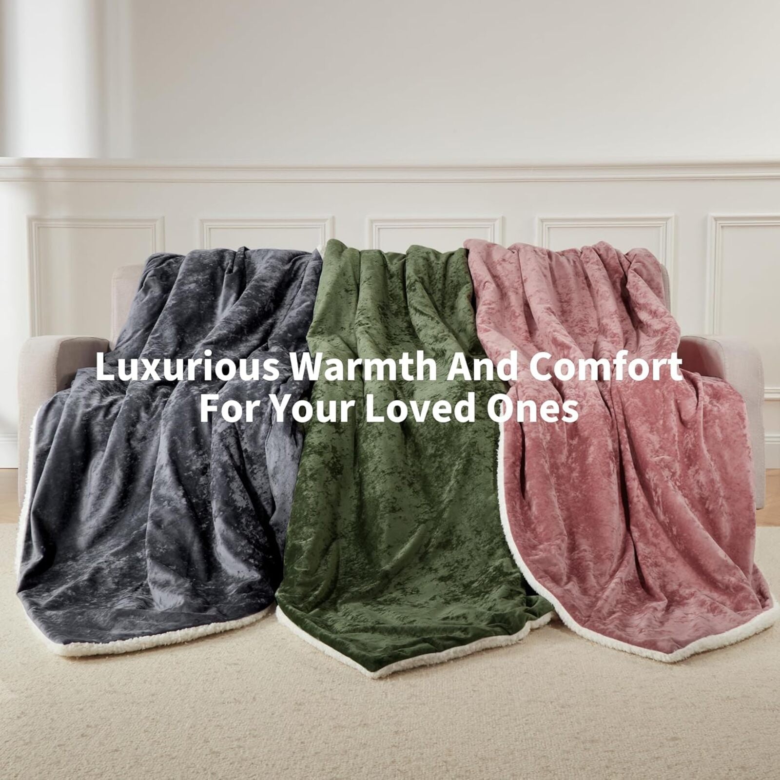 Garvee Heated Blanket King Size with Dual Control, Velvet Soft Fast Heating Blankets King, 4 Heat Settings & 10H Auto Off, Machine Washable, ETL Certified Electric Blanket, 90"x100" Green