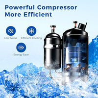 Garvee 550Lbs/24H Ice Maker ETL Approval 370 Lbs Storage Bin, Stainless Steel Clear Ice Cube Maker, 15x20 Ice Cube