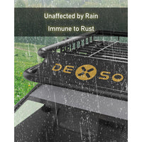 Garvee 84" x 39" x 6" Universal Roof Rack Basket - 200 lbs Capacity Heavy-Duty Rooftop Cargo Carrier with Extension for SUVs, Trucks, and Vehicles, Black