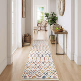Garvee Washable Kitchen Runner Rug 2x6 Colorful Non Slip Soft Floor Carpet for Bathroom Laundry Indoor Farmhouse Entryway Bedside - Colorful