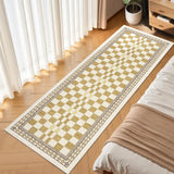 Garvee 2x6 Runner Rug Non-Slip Stain-Resistant Carpet for Kitchen Bathroom Yellow - Yellow