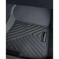 Garvee Floor Mats for Subaru Outback & Legacy 2010-2014, TPE All Weather Custom Fit Front & 2nd Row Floor Liners, Black