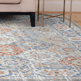 Garvee Retro Oriental Area Rug 5'3" x 7'3" Vintage Traditional Rug Multi-Colors Tribal Floral Carpet Indoor Accent Rug Non Slip Non-Shedding Floor Cover for Living Room Bedroom Home Office - Colorful