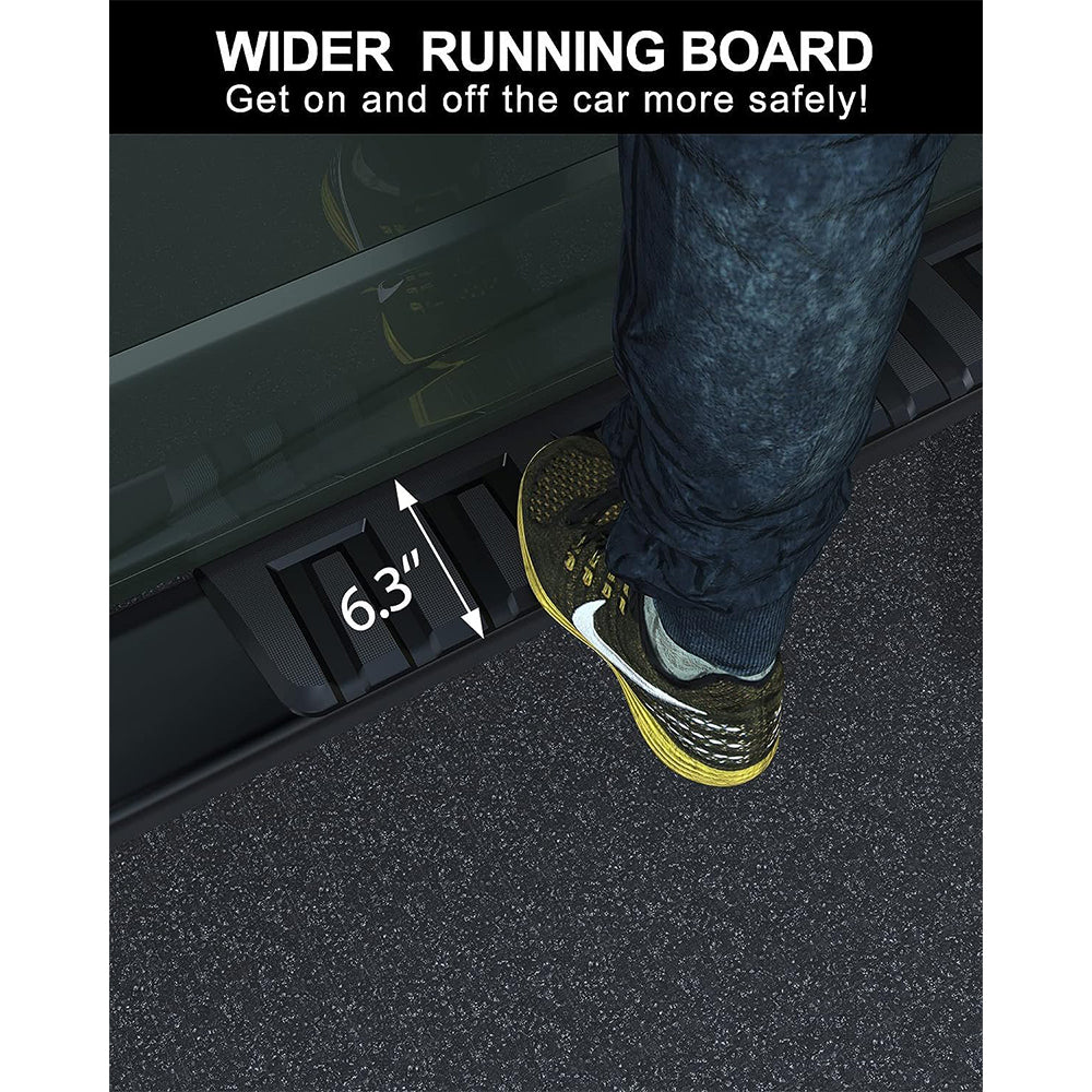 Garvee Running Boards 6.3 Inches Compatible with Dodge Ram 1500 2019-2023(New Body Style Only) Quad Cab/Extended Cab,Aluminum Side Steps Nerf Bars