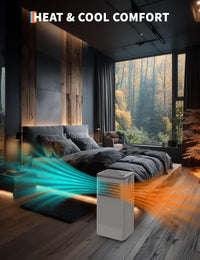 Garvee 10,000 BTU Portable Air Conditioner Up to 350 Sq.Ft, 3-In-1 Portable AC Unit with Cool/Fan/Dehumidifier, Room Air Conditioner with Remote Control, Full Window Kit, White