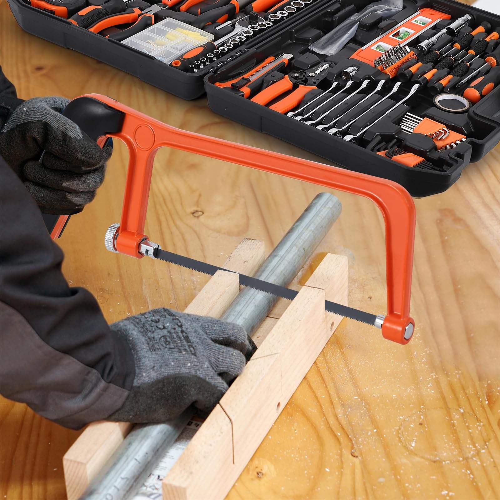 GARVEE Tool Set 236 Piece Steel Wrench Socket Pliers Home Repair Case