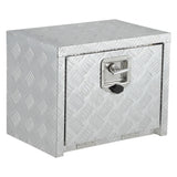 Garvee 18 Inch Heavy Duty Aluminum Underbody Tool Box, Waterproof Truck Storage Organizer Chest, Silver, for Pickup Truck Bed, RV Trailer - Sliver