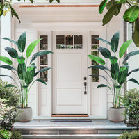 Garvee Set of 2 6FT Artificial Bird of Paradise Plant Fake Palm Tree with 17 Trunks for Indoor Outdoor