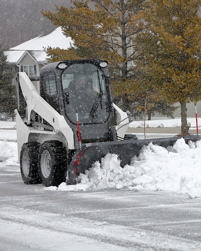 Garvee 1/4" Skid Steer Attachment Plate, Universal Quick Attach Adapter Mount Plate, Fits Kubota John Deere and Bobcat Skid Steer Tractor