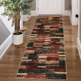 Garvee Washable Runner Rug 2'x6' Red Non Slip Kitchen Hallway Rug Soft Stain Resistant Carpet - Red