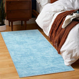 Garvee Solid Light Blue 2x3 Small Area Rug with Rubber Backing Stain Resistant Modern Solid Color Blue for Entryway Living Room Bedroom Kitchen - Light Blue