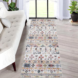 Garvee Washable Rug Runner Rugs for Hallway 2x6 Kitchen Rugs Non Slip Bohemian Rug Geometric Floor Cover Soft Hallway Runner Contemporary Low Pile Rugs for Living Room Bedroom Nursery Rug, 2'x6' Multi - Multicolor