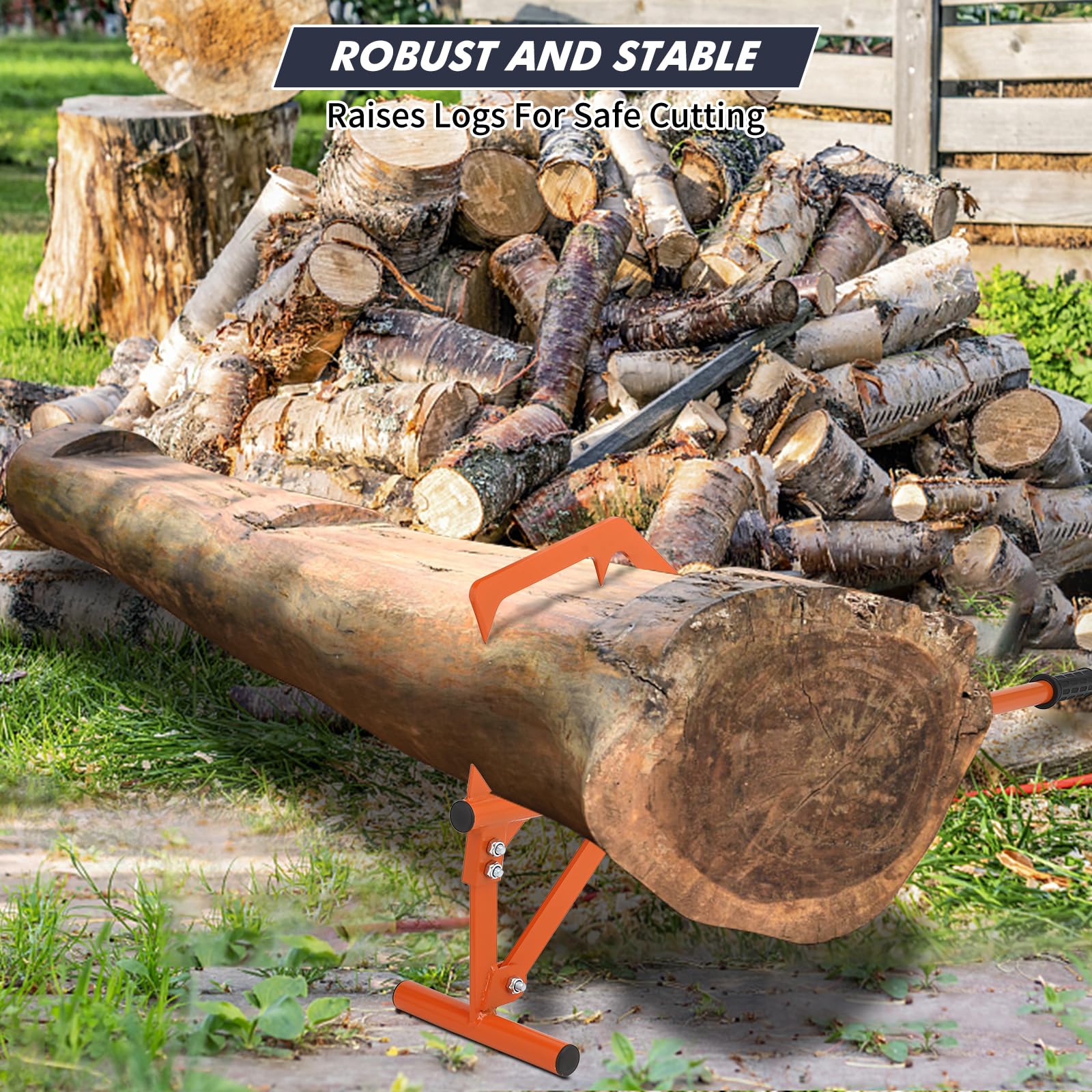 GARVEE 51 Inch Timberjack Log Lifter - Heavy Duty Steel Logging Tool