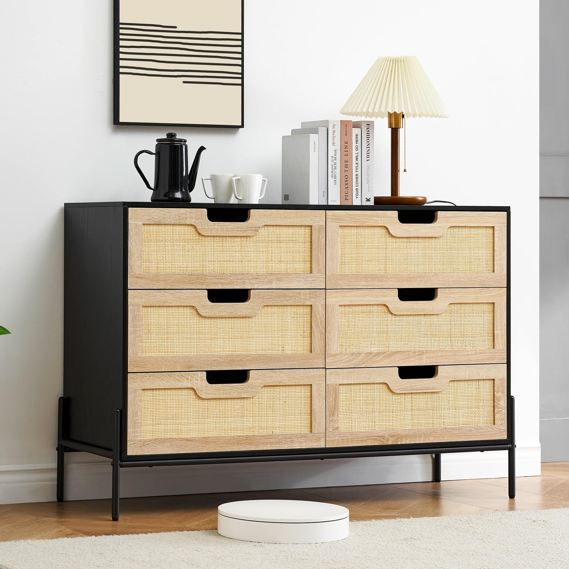 Garvee Rattan Dresser - Versatile Storage Solution for Any Room Garvee Rattan Dresser - Versatile Storage Solution for Any Room
