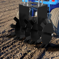 Disc Harrow Implements ATV Food Plot Equipment Impact Implements ATV/UTV Disc Harrow Plow Scraper Blade for Improving Soil Quality and Crop Yield Break up Ground