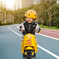 6V Ride On Motorcycle for Toddler, Electric Battery Powered Ride On Motorbike Toy with Music, Pedal, 3 Wheels Car, Kids Car for 3-6 Years Kids