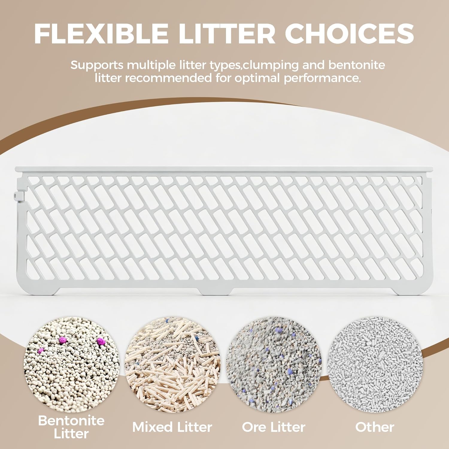 Garvee Automatic Cat Litter Box, 68L Self Cleaning Litter Box with APP Control, Dual Safety Protection and Odor Removal for Multiple Cats, White