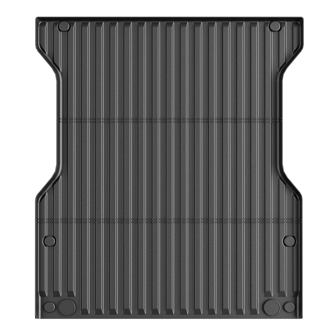 Garvee Truck Bed Mat for 2024 Toyota Tacoma 5 FT Bed, All Weather TPE Heavy Duty Pickup Tacoma Bed Tray Liner Cargo Mats