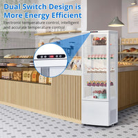 238L 110v 8.4 Cu.FT Refrigerator Countertop Pastry Display