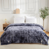 Garvee Heated Blanket Electric Queen, Soft Tufted Electric Blanket, Machine Washable Thicken Velvet Heating Blanket with Dual Control, 5 Heating Levels, 10 Hour Auto-Off, 84"x90", Gray - grey