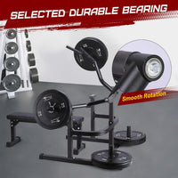 GARVEE Chest Press Machine with Adjustable Flat Bench - Versatile Home Gym Bench Press Rack with Independent Converging Arms and Heavy-Duty Steel Frame